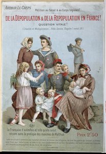 Depopulation and Repopulation in France, Booklet by Arthur Le Creps Against Malthusianism
