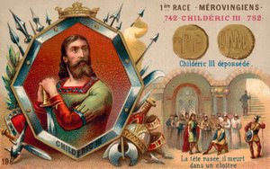 Deposition of Childeric III, 752 by French School
