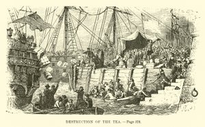Destruction of the Tea by French School