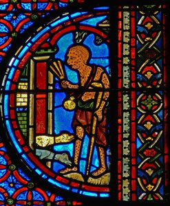 Detail (parable of Lazarus and Dives)
