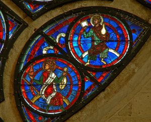 Detail (two elders of the apocalypse)