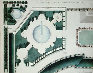Detail of the Gardens at Marly