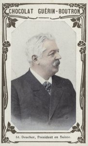 Deucher, President of Switzerland by French School