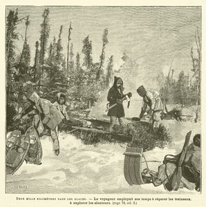 Two Thousand Kilometers in the Ice (engraving)
