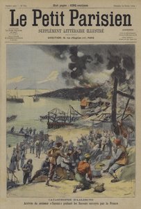Disastrous Fire at Alesund, Norway by French School