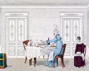 Dog Mania, plate 106 from Le Bon Genre, 1818 by French School