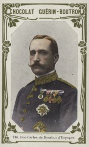 Don Carlos of Bourbon, Spain by French School