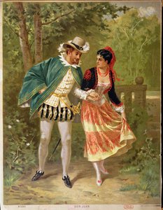 Don Juan, Scene Illustrating the Opera Don Giovanni by Wolfgang Amadeus Mozart (1756-91), 1879