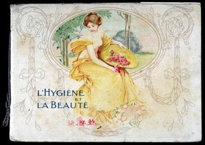 Drawing Depicting a Naked Young Woman Symbolizing Hygiene and Beauty by French School