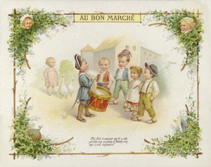 Drummer Boy Talking to Children