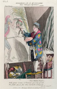 Dugazon in the role of the painter, Fougère, in Intrigue Epistolaire, produced in Paris at the Théâtre Français, 1799