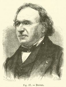 Dumas (engraving) by French School