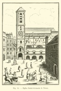 Church of Saint-Germain le Vieux by French School