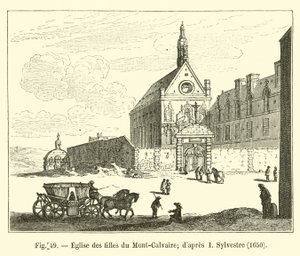 Church of the Daughters of Mount Calvary; after I Sylvestre, 1650 by French School