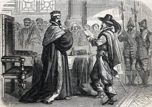 Eighth War of Religion, Barricades Day (engraving) 1864 by French School