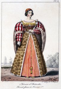 Eleonore of Austria (1498-1558), infante of Spain, wife of King Manoel of Portugal and second wife of Francois I, king of France by French School
