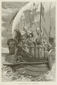 Embarkation of the Venetians by French School