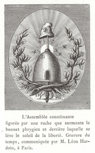 Emblem of the Constituent Assembly by French School