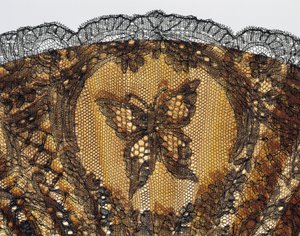 Embroidered Butterfly (detail) by French School