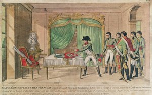 Emperor Napoleon I Contemplating the Sword of Frederick the Great at Potsdam in 1806 by French School