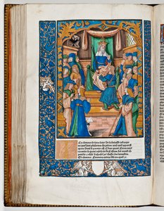 Emperor Nero is alarmed at the news in Judea, 67 AD by French School