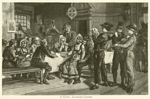 In Zeeland (engraving) by French School