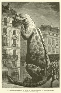 ... By Resting Their Paws on One of Our Tallest Houses, They Could Have Eaten from a Fifth-Floor Balcony by French School