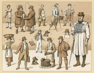 England Costume by French School
