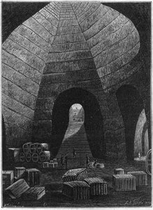 Entering the Cellars of the Champagne House Theophile Roederer Founded in Reims in 1864