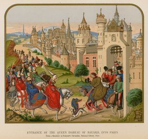 Entrance of the Queen Isabeau of Bavaria into Paris