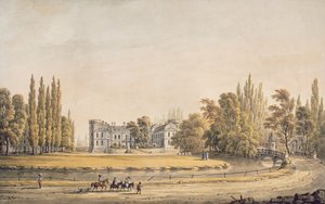 Entrance to the park and chateau at Ermenonville, early 19th century by French School