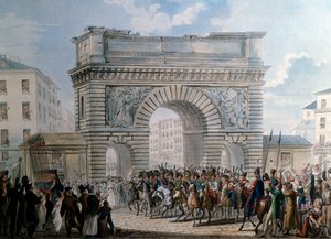 Entry of the Allies into Paris through the Porte Saint Martin on March 31, 1814