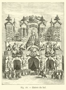 Entrance to the ball by French School