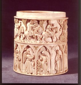 Eucharist pot depicting the Magi and the Annunciation, from Citeaux