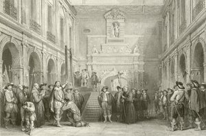 Execution of Montmorenci in the Court of the Hotel de Ville, Toulouse, 30 October 1632 by French School