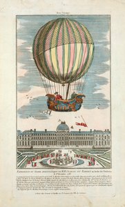 Experience of the Aerostatic Globe by MM. Charles and Robert at the Tuileries Garden on December 1, 1783 by French School