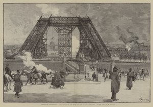 Universal Exposition, Current State of the Eiffel Tower, View from the Trocadero Park