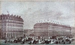 Exterior view of the Louvre department stores