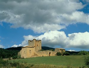 Exterior view of the fortress, built 1038-43 by French School