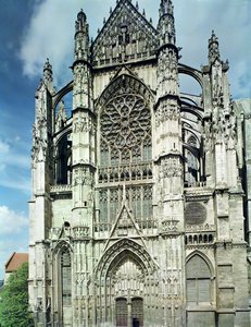 Exterior view of the south facade by French School