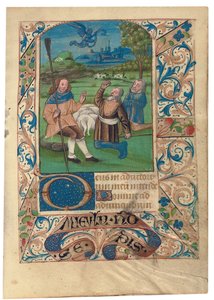Annunciation to the Shepherds by French School
