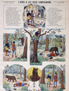 Fable de La Fontaine: The Bear and the Two Companions - Image d