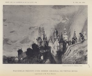 Facsimile (Reduced) of an Original Drawing by Victor Hugo