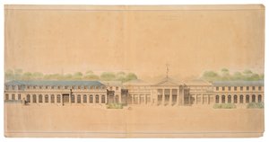 Facade of Chateau de Neuilly