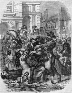 Famine in France in the 16th century.