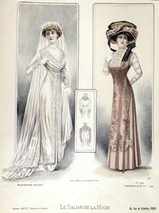 Fashion Show, March 20, 1909: Wedding Dress