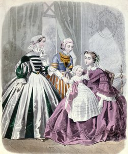 Fashion Plate from Le Monde Elegant by French School