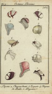Fashionable hats of 1800 by French School