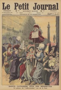 Feast of St Catherine, patron saint of clothing workers by French School