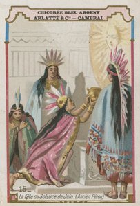 Festival of the Summer Solstice, Ancient Peru by French School